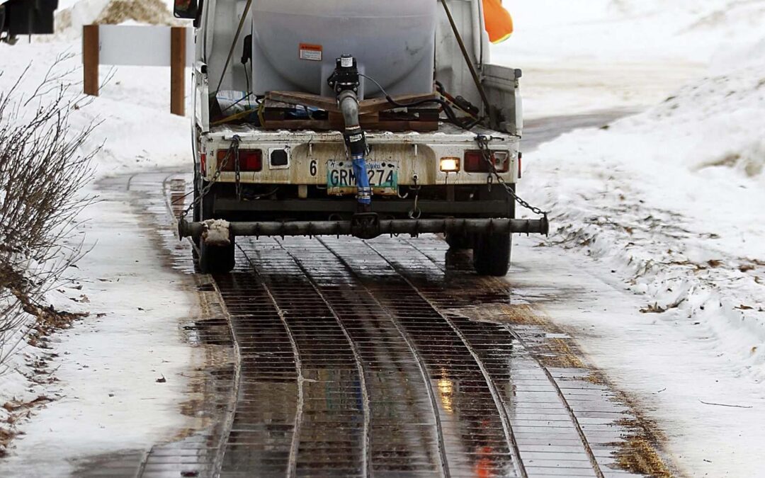 Beet Juice to Battle Icy Winter Roads